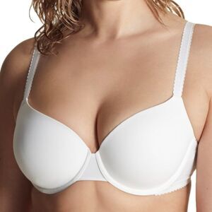 Moi White Bra Size 40D Underwire